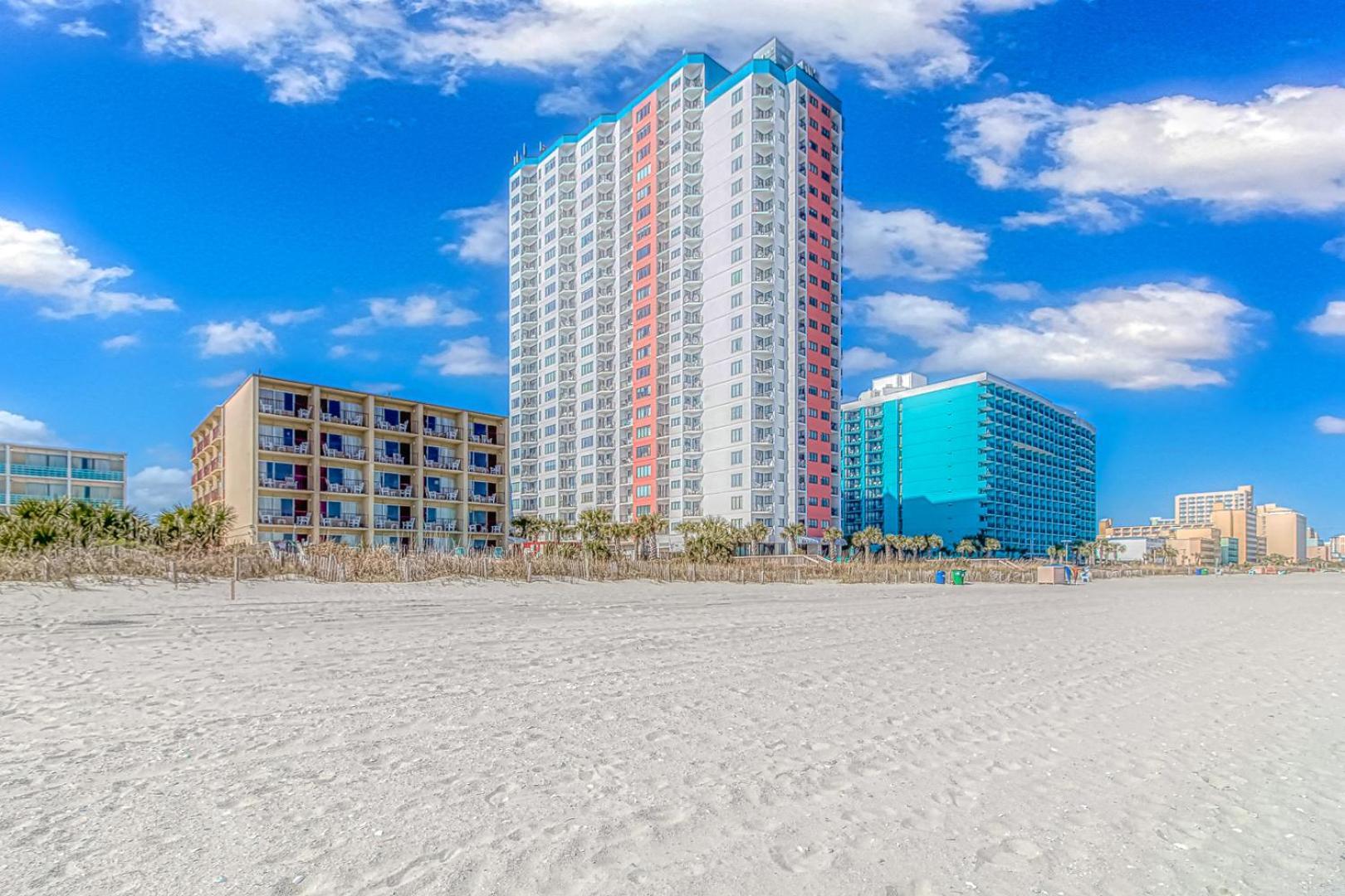 默特尔比奇Good Time Charlies Oceanfront Retreat公寓式酒店 外观 照片