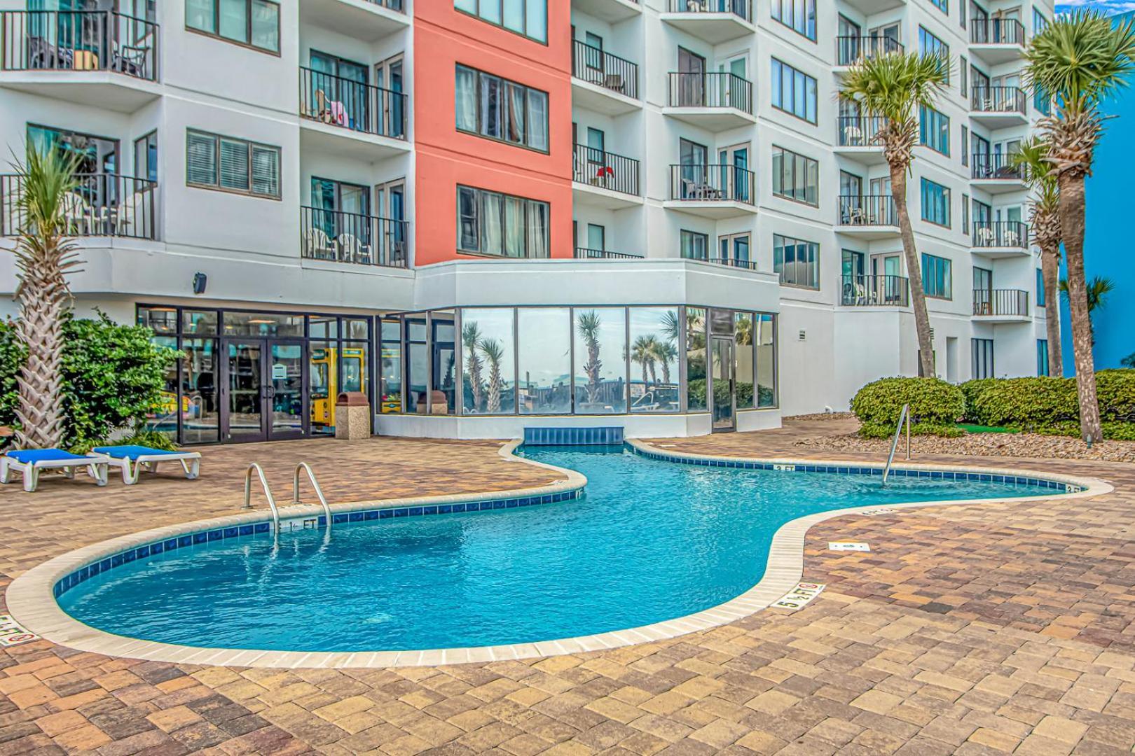 默特尔比奇Good Time Charlies Oceanfront Retreat公寓式酒店 外观 照片